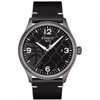 Tissot Men's Watch GENT XL 3X3 STREET BASKETBALL - SPECIAL PACK, 2 STRAPS (Ø 45mm), T1164103606700 Leather, One Size