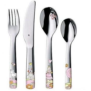 Set de cubiertos infantiles Princesa Anneli, 4 piezas - WMF