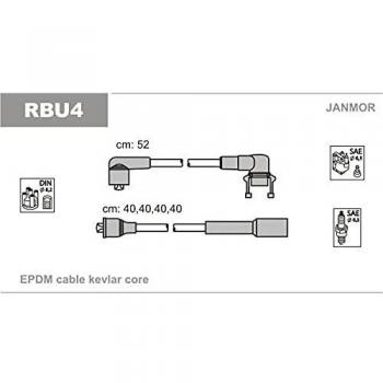 Janmor RBU4 Juego de cables de encendido
