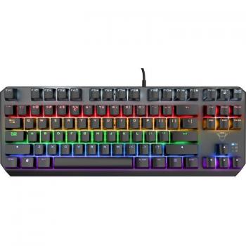 Trust GXT 834 Callaz Mechanical TKL Gaming Keyboard USB RGB Backlight QWERTY English Layout - Black