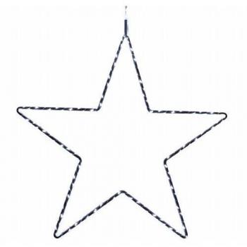 Estrella decoración Navidad 340 microled blanco frío 60 cm de Gerimport