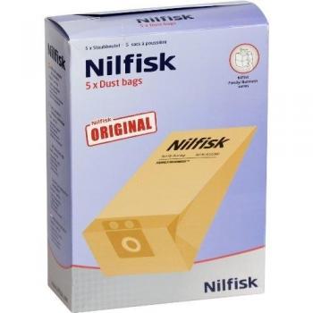 Nilfisk 82222900 - Juego de 5 bolsas para aspirador