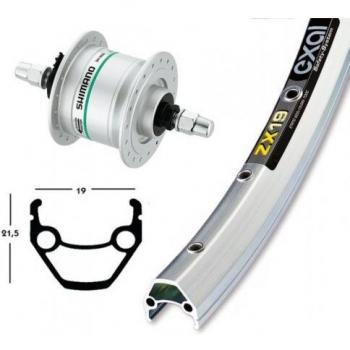 Bike-Parts Unisex - Bicicleta V-RAD 75Nabend DHC3003, Color Plateado, Talla única