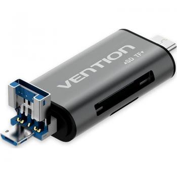 Vention CCHH0 Lector de Tarjetas Externo USB 3.0