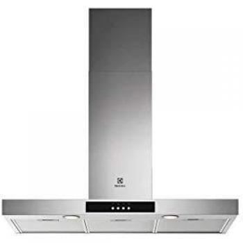 Campana de pared decorativa Electrolux LFT429X, 90cm, acero inoxidable, 600m³/h, 68dB