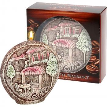 Elegante vela aromatizada de nuestra colección Café rustico