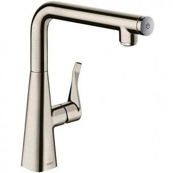 Hansgrohe 14847800 Metris Select Grifo de cocina 260 mm, Acero inoxidable