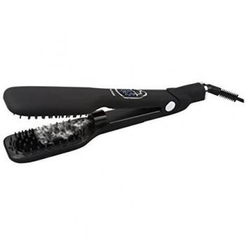 Jocca 6592 - Plancha doble de vapor con placas cerámicas, color negro