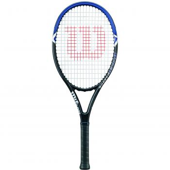 Wilson Raqueta de tenis unisex, Para jugadores principiantes, HYPER HAMMER 2.3 110, Medida 3, Grafito, Gris/Azul, WRT65950U3