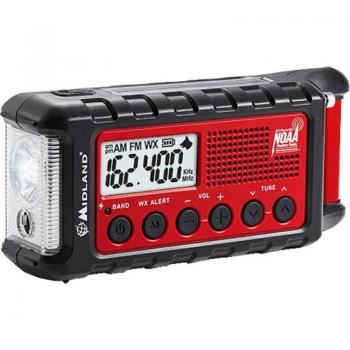Midland ER300/ER310 Emergency Crank Solar Weather Alert Radio