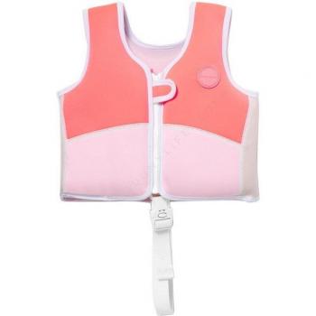 Sunnylife Neon Strawberry Mermaid Swim Vest for Kids (Ages 3-6)