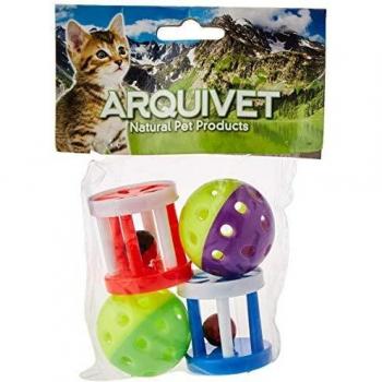Arquivet Pelota y Cilindro Cascabel, 4 Unidad