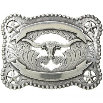 Nocona - Hebilla de cinturón Plata