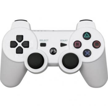 Gamepad Inalámbrico Bluetooth Blanco para PS3 y PC, Controlador USB, Accesorio de Consola, Joystick