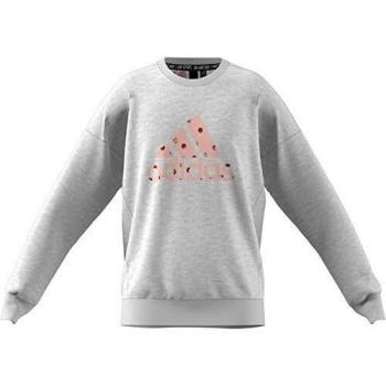 adidas Sudadera para niña Ed4618, Niñas, Sudadera, ED4618, Mgreyh/Glopnk., XX-Small