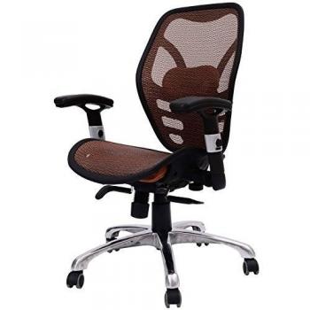 Silla de Oficina Giratoria Altura ajustable Sillas Despacho Ordenador Marron