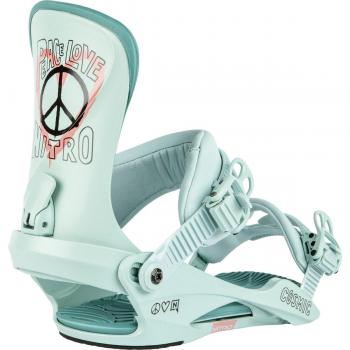 Nitro Cosmic Fijaciones Snowboard Mujer en color verde