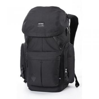 Mochila Nitro Daypacker Two Unisex con Compartimento para Laptop 46 cm, Color Gris