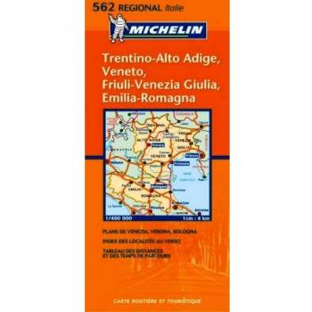 Trentino Alto Adige, Friuli Venezia Giulia, Emilia Romagna 1:400.000