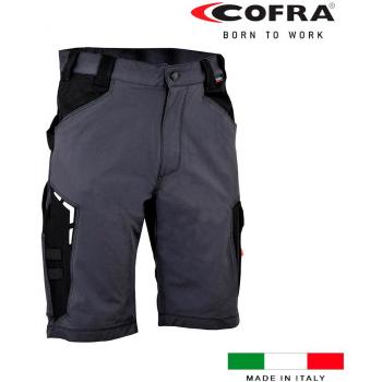 COFRA - Bermuda bortan gris oscuro negro talla 50