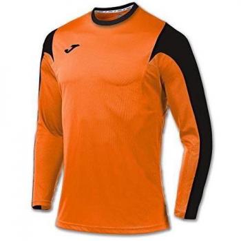 Joma 100147.801 - Camiseta de equipación de manga larga para hombre, color naranja / negro, talla 2XS