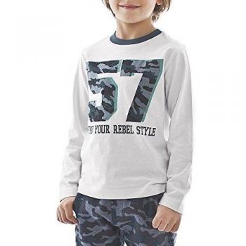 Bimbus 153Iffl - Camisa De Pijama de niños, gris