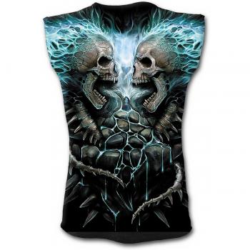 Spiral Flaming Spine Camiseta Tirantes Negro XL
