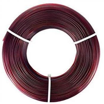 Filamento PET-G Transparente Burdeos 1,75 mm (850 g) Fiberlogy Refill Easy