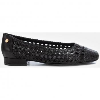 Zapatos de Mujer CARMELA 161470 NEGRO - Bailarinas de piel con suela de goma para mujer