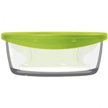 Luminarc RECIP Red C/T 68 CL KEEP'N Lagon Lum, Redonda, Transparente y Verde, 68cl