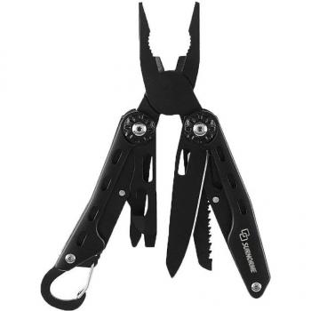 Herramienta Multiusos SURNORME Acero Inoxidable Cuchillo De Uso General, Bolsillo Exterior Multitool Cuchillo Plegable, Acampar Accesorios De Supervivencia Destornillador Con Bolso De Transporte