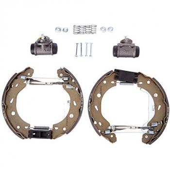 Kit de Freno Trasero Ferodo FMK410 - Juego completo de zapatas de freno, incluye componentes para frenos de disco y tambor, fabricado por Ferodo, diseñado para ofrecer un rendimiento óptimo en vehículos