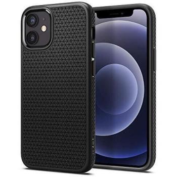 Spigen Liquid Air case compatible with iPhone 12 Mini 2020 - Matte Black