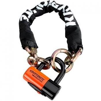 Kryptonite 999539 Candado, calidad, negro, 75 cm