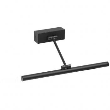Lámpara Aplique Led Faro Barcelona MAGRITTE-1 61086 Negro Mate, Lámpara para cuadros Magritte aluminio cepillado 4 cm, Faro Barcelona - MAGRITTE-1 led Lámpara iluminacu