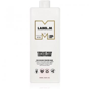 Label.m Professional Acondicionador Cuidado Color Rosa Vibrante 1000 ml - Acondicionador para cabello teñido, 1000 ml