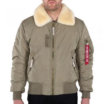 Alpha Industries Men's Injector III Flight Jacket in Green Nylon - Size X-Large