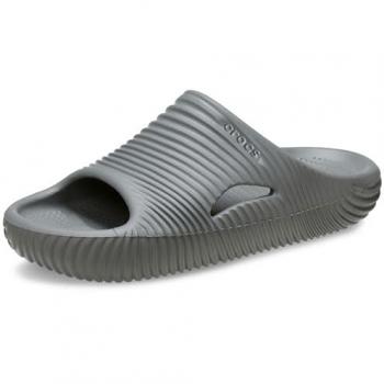 Crocs Mellow Tide Recovery Slides - Slate Grey Unisex Sandals Size 42-43 EU / 9 US Women / 8 UK Men