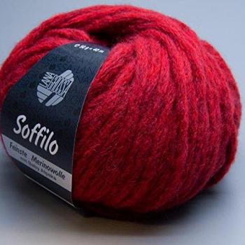 Lana Grossa soffilo, 12 – Rojo