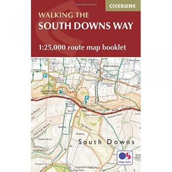 Guía Excursionista Mapa del South Downs Way 1:25.000 - Cicerone Press, Inglaterra