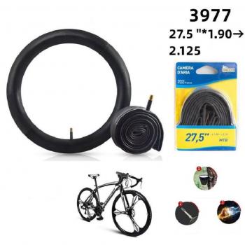 Cámara de Bicicleta 27,5 x 1.90/2.125 con Válvula Presta Compatible Regina Italia 3977
