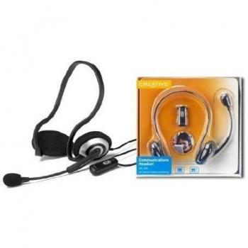 Creative HS-390 - Auriculares con micrófono, negro