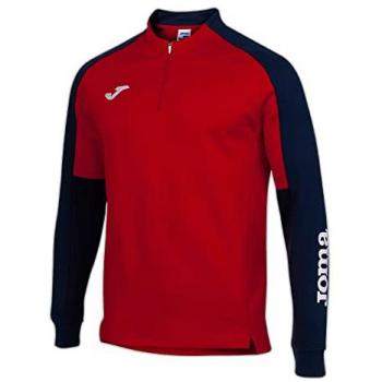 Sudadera Joma Eco Championship Hombre Rojo Marino 2XL con media cremallera