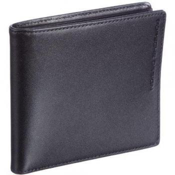Porsche Design Classic Line 2.1 09/12/19116 - Monedero de cuero para hombre, color negro, talla 11x9 cm