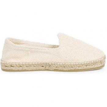 Alpargatas de niños con espiga Pisamonas, características: material de esparto, suela de goma antideslizante, diseño clásico con estampado de espiga, tallas disponibles desde 34 hasta 45