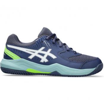 Zapatillas Asics Gel Dedicate 8 Padel GS Azul Oscuro Blanco Junior