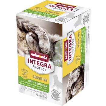 Animonda Integra Protect Adult Sensitive 6 x 100 g para gatos - Pavo y patatas