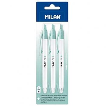 Blíster 3 bolígrafos P1 tinta azul serie Edición +