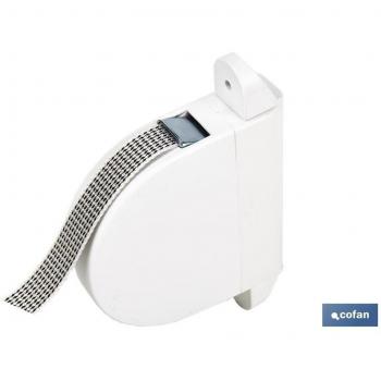 Recogedor Abatible Persiana Marrón 6mx20 Mm