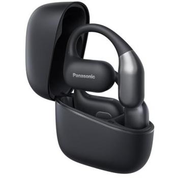 Auriculares Inalámbricos Panasonic RB-F10DE-K de Oído Abierto, Bluetooth 5.4, Cancelación de Ruido ENC, 25 Horas de Autonomía, IPX4, Controles Táctiles